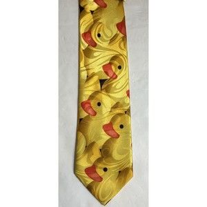 (Rare) 2002 RALPH MARLIN & CO DESIGNER "JUST DUCKY" MEN'S NECKTIE